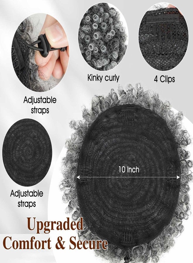 هانيوداي وصلة شعر أفرو بوف برباط من هانيودي للنساء، وصلة شعر أفرو بوف مجعدة برباط مع 4 مشابك - Image 5